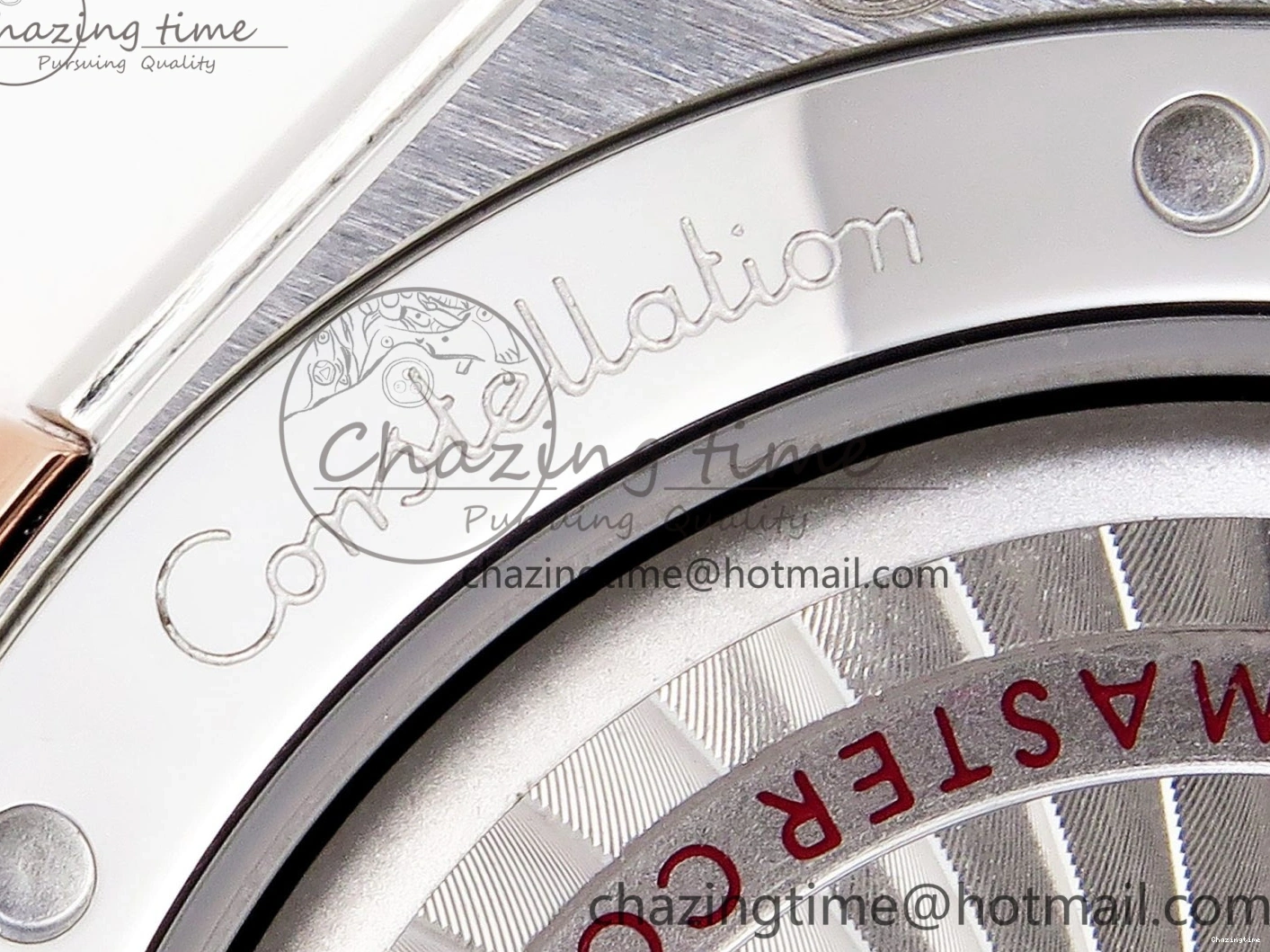 1231 Lightweight Constellation 39mm SS RG Diamonds Bezel ASWF 1:1 Best Edition White Diamonds Dial on SS RG Bracelet A 7774